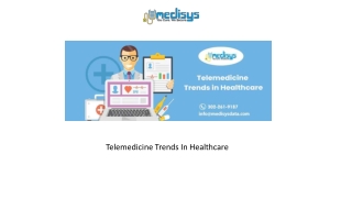 Telemedicine Trends In Healthcare