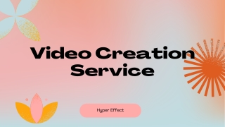 Video Creation Service Bremerton - PPT