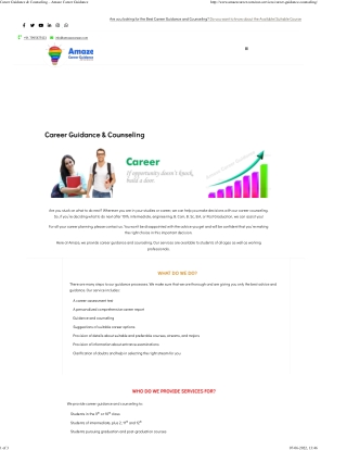 Amazecareer - The Best Career Guidance Counselor