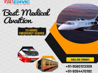 Grab Now Superb ICU Air Ambulance Services in Dimapur and Siliguri for Safe Patient Transfer by Medivic