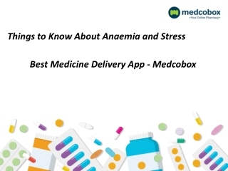 Things You Should Know About Anemia and Stress