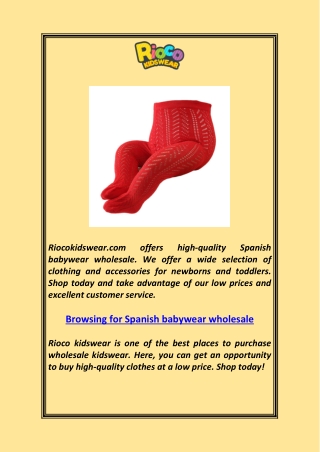One of the best places to purchase wholesale kidswear