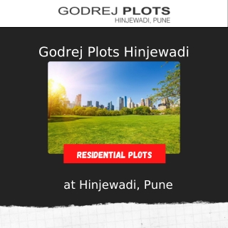 Let Living At Right Place: Godrej Plots Hinjewadi Pune