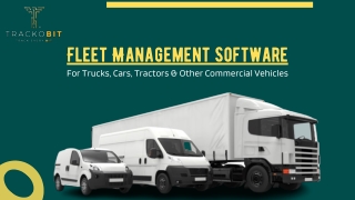 Fleet Management software solutions for Trucks, Carks and Other Commercial Vehicles