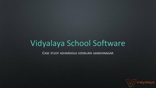 Case study adharshila vidyalaya gandhinagar