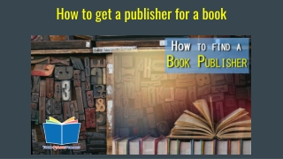 How to get a publisher for a book - YOP