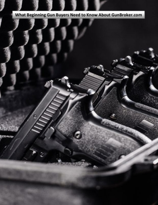 What Beginning Gun Buyers Need to Know About GunBroker.com