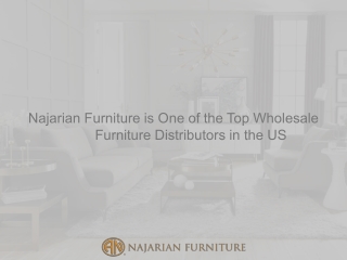 Najarian Furniture is One of the Top Wholesale Furniture Distributors in the US