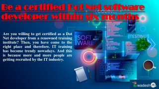 Dot Net developer courses in Durgapur