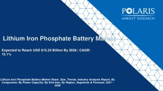 Lithium Iron Phosphate Battery Market  Technology Insights, Application Insights