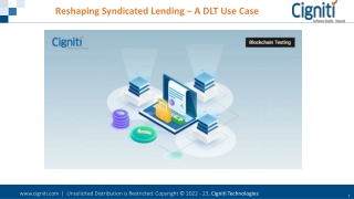 Reshaping Syndicated Lending PPT