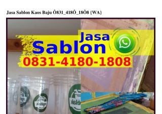 Jasa Sablon Kaos Baju Ô83I.ԿI8Ô.I8Ô8{WA}