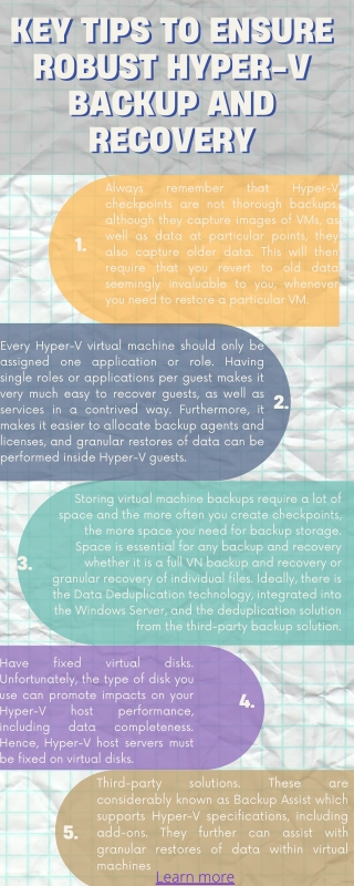 Key Tips to Ensure Robust Hyper-V Backup and Recovery