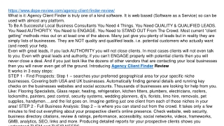 Agency Client Finder Review
