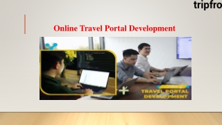 Online Travel Portal Development