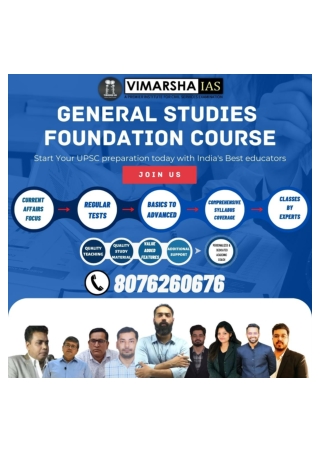 Best IAS Coaching In Delhi  Vimarsha IAS