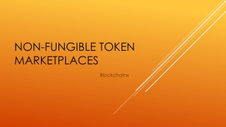 Non-Fungible Token Marketplaces