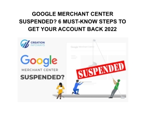 Google Merchant Center Suspended? 6 Must-Know Steps to Get Your Account Back 202