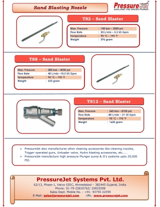 Sand Blasting Nozzle