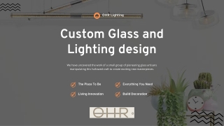 Best Designer Hanging Lights | OHR Lighting