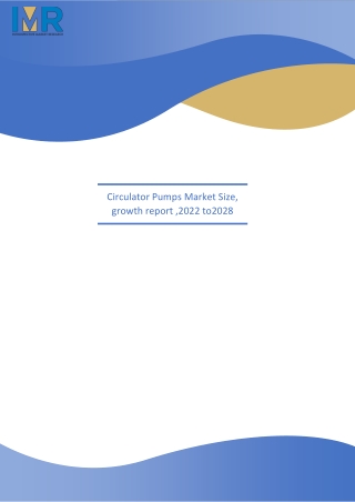 Circulator Pumps Market