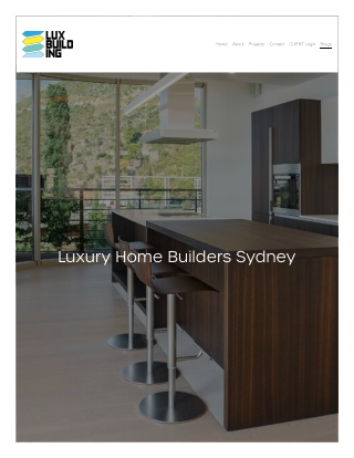 Luxury Home Builders Sydney