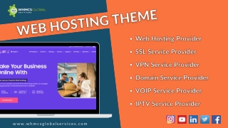 Web Hosting Theme | WHMCS Global Services