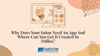 Why Does Your Salon Need An App And Where Can You Get It Created In Dallas_