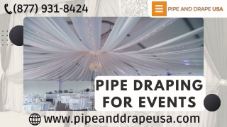 Pipe Draping For Events | Best Draping Kits | Pipe And Drape USA