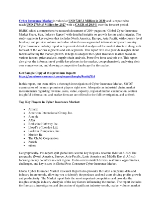 Cyber Insurance Market
