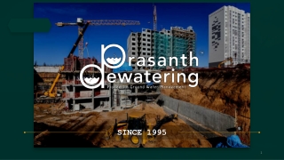 Prasanth Dewatering Systems