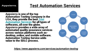 Test Automation Services