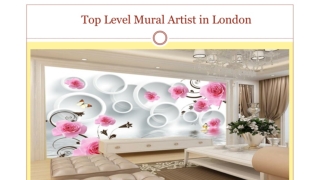 Top Level Mural Artist in London