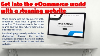 eCommerce website development company