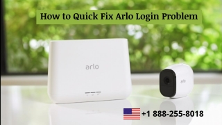 How to Quick Fix Arlo Login Problem