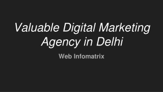 Valuable Digital Marketing Agency in Delhi