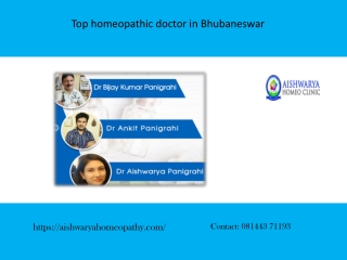 Top homeopathic doctor in Bhubaneswar 