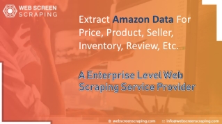 Amazon Web Scraping | Web Screen Scraping