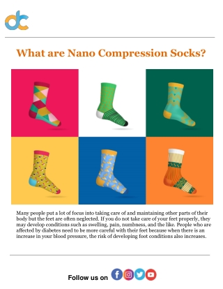 What are Nano Compression Socks?