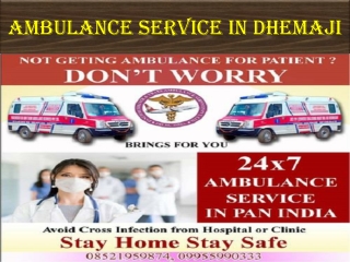 Health Care Specialist Via Panchmukhi Northeast Ambulance Service in Dhemaji