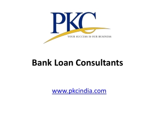 Bank Loan Consultants-PKCIndia