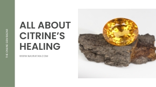 All About Citrine’s Healing