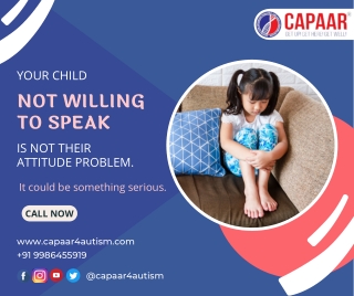 Autism Affects Social Skills | Best Autism Centre in Bangalore | CAPAAR