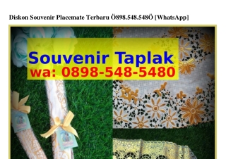 Diskon Souvenir Placemate TerbarDiskon Souvenir Placemate Terbaru Ô898·548·548Ôu