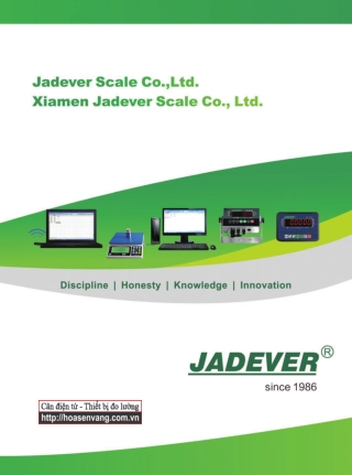 JADEVER weighing scale New Catalogue 2022-hoasenvang.vn
