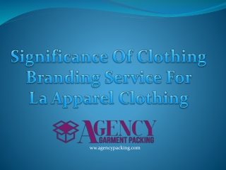 A prominent and popular la apparel t shirt branding