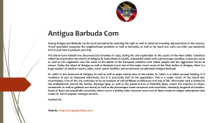 Moving To Antigua