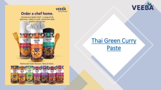 Thai Green Curry Paste