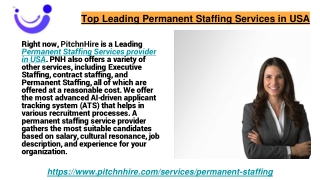 Top Leading Permanent Staffing Services in USA