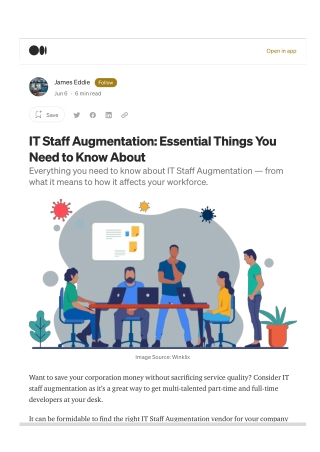 IT Staff Augmentation - Essential Things You Need to Know About